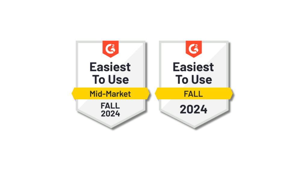 Yellow G2 Badges