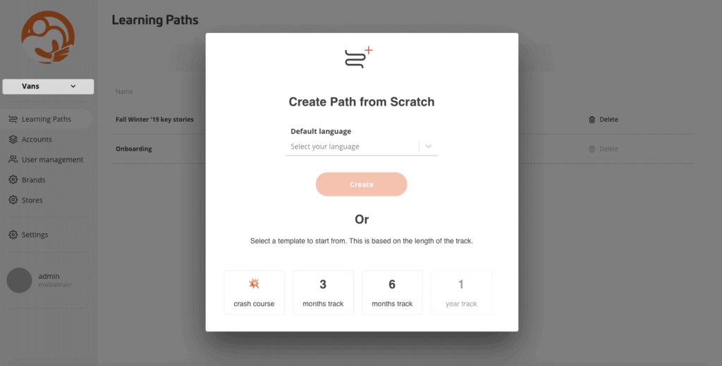 mobietrain cms