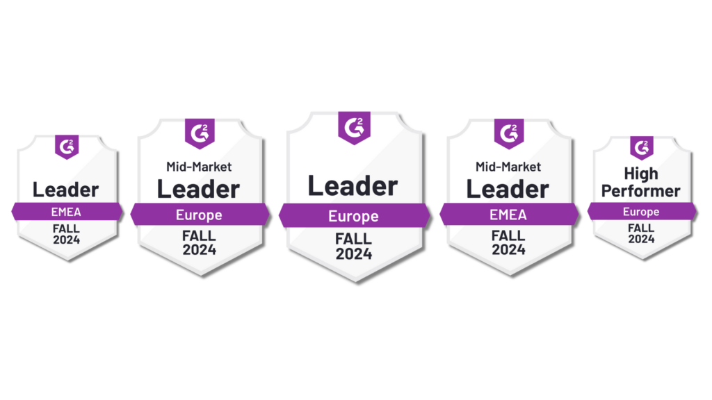 Purple G2 Badges