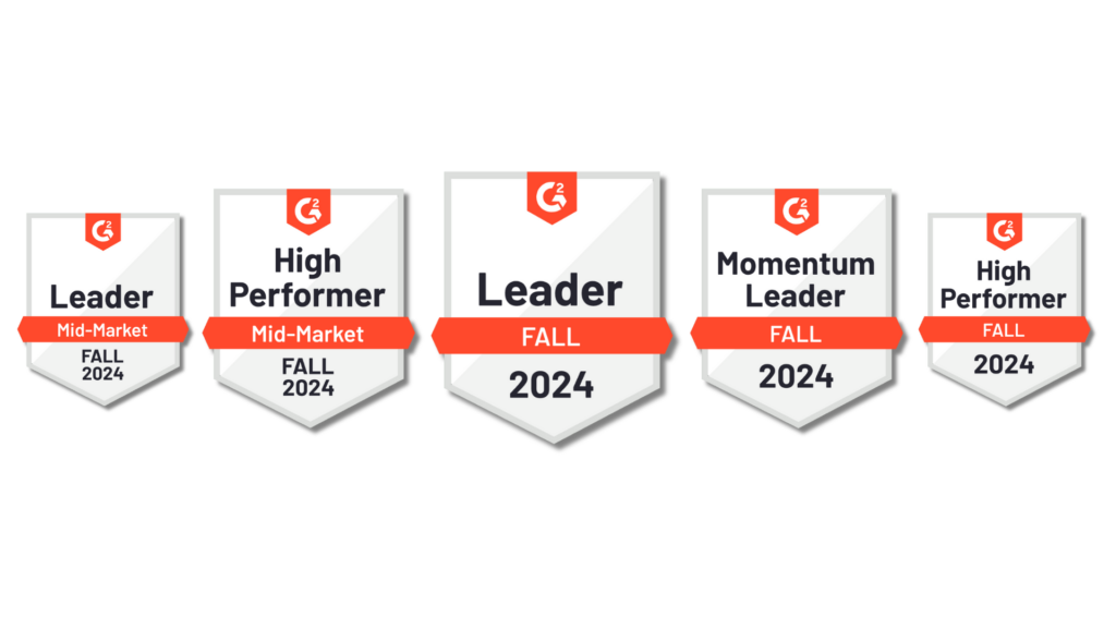 Red G2 Badges