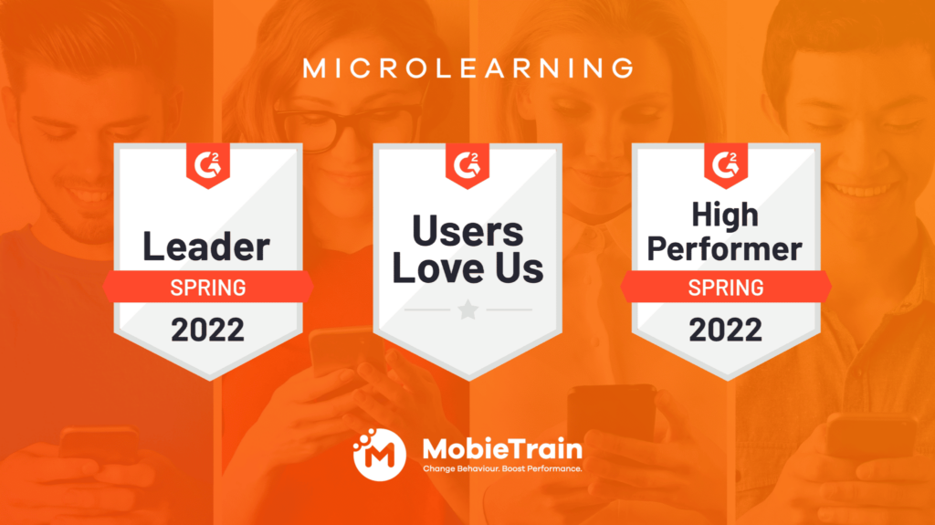 Microlearning G2 badges